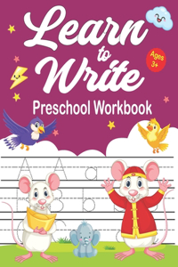 Learn To Write Preschool Workbook