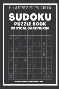 Sudoku Book For Critical Care Nurse Hard to Expert