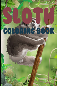 Sloth Coloring Book