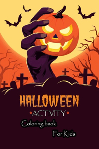 Halloween Activity coloring book for kids