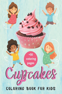 Cupcakes Coloring Book For Kids