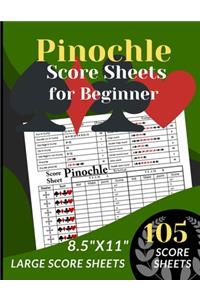 Pinochle Score Sheets for Beginner