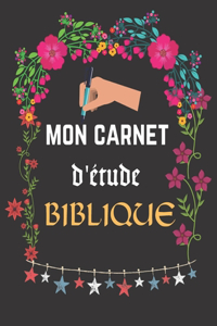 Mon Carnet d'étude Biblique