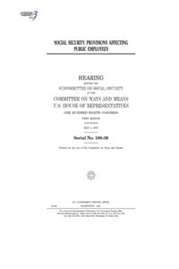 Social security provisions affecting public employees