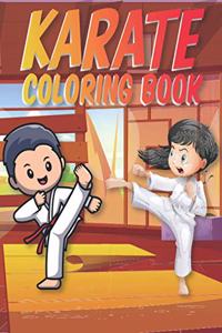 Karate Coloring Book