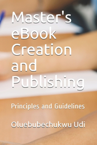 Master's eBook Creation and Publishing