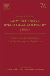 Green Extraction Techniques: Principles, Advances and Applications