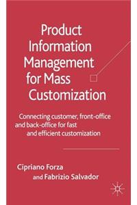 Product Information Management for Mass Customization