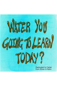 Water You Going to Learn Today?