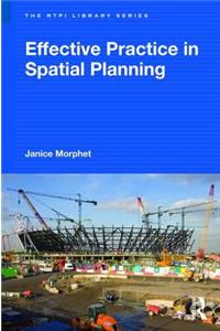 Effective Practice in Spatial Planning