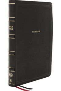 Nkjv, Deluxe End-Of-Verse Reference Bible, Personal Size Large Print, Leathersoft, Black, Red Letter Edition, Comfort Print