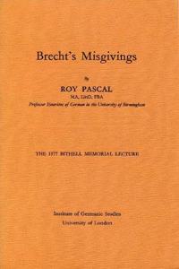 Brecht's Misgivings