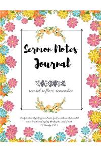 Sermon Notes Journal