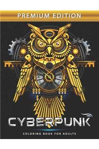 Cyberpunk Coloring Book for Adults