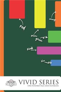 VIVID SERIES - One Hundred Page Lined Notebook