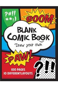 Blank Comic Book