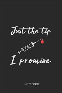 Just the Tip I Promise Notebook