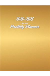 2020-2021 Monthly Planner Gold Shine