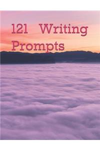 121 Writing Prompts, 121 Lined Pages