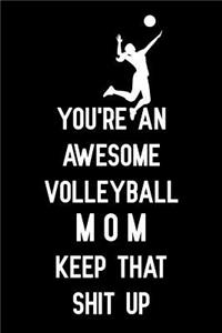 You're An Awesome Volleyball Mom Keep That Shit Up