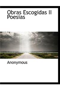 Obras Escogidas II Poesias
