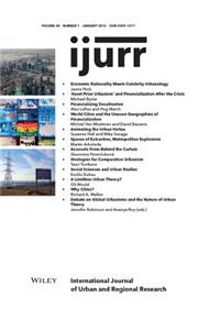 International Journal of Urban and Regional Research, Volume 40, Number 1
