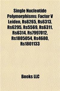 Single Nucleotide Polymorphisms