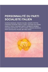 Personnalite Du Parti Socialiste Italien