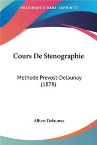 Cours De Stenographie