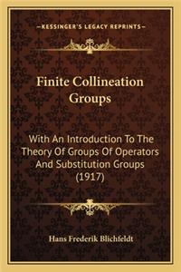 Finite Collineation Groups