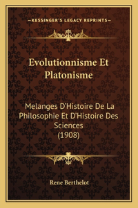 Evolutionnisme Et Platonisme