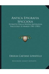 Antica Epigrafia Spicciola