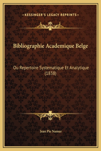 Bibliographie Academique Belge