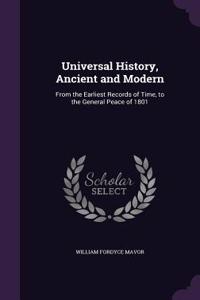 Universal History, Ancient and Modern