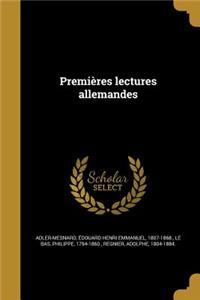 Premières lectures allemandes