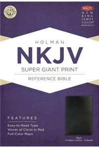 NKJV Super Giant Print Reference Bible, Black