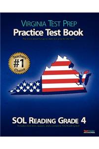 Virginia Test Prep Practice Test Book Sol Reading Grade 4