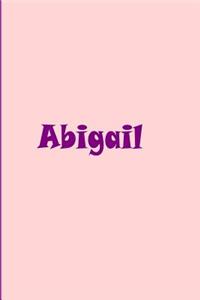 Abigail- Personalized Journal