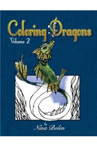 Coloring Dragons Volume 2