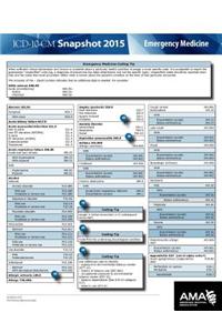 ICD-10-CM 2015 Snapshot Card - Emergency Medicine