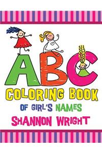 ABC Coloring Book of Girl's Names