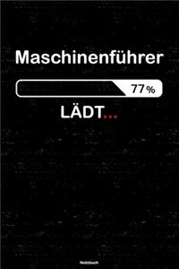 Maschinenführer Lädt... Notizbuch