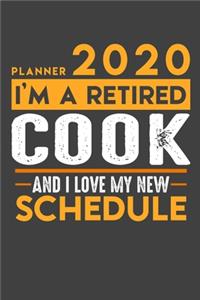 Planner 2020 - 2021 Weekly for retired COOK