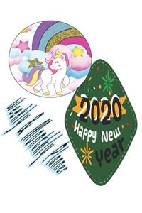Happy new year 2020 Planner Weekly and Monthly