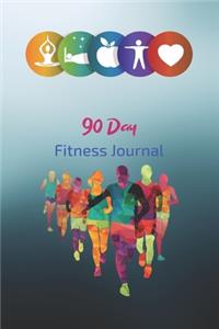 90 Days Fitness Journal