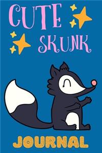 Cute Skunk Journal