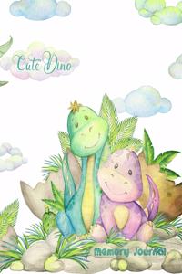 Cute Dino Memory Journal