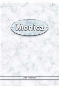 Monica - Lined Notebook