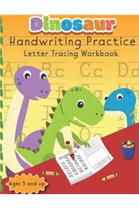 Dinosaur Handwriting Practice Letter Tracing Workbook