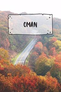 Oman: Ruled Travel Diary Notebook or Journey Journal - Lined Trip Pocketbook for Men and Women with Lines